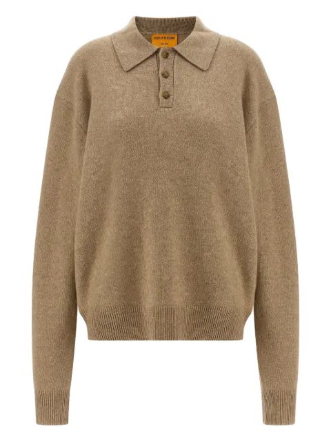 Guest In Residence Allday cuffed elbow sweater Brown M26010JMTAUPE