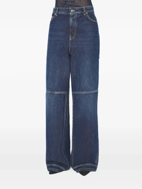 Jean Paul Gaultier The Cut-Out wide-leg jeans Blue 2504UTR029D024