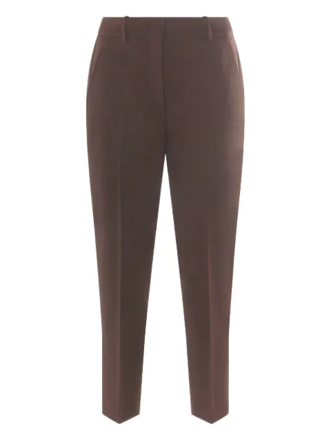 Incotex elastic-waist trousers Brown 172832D1212