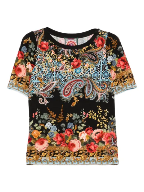 Johnny Was Janie Favorite T-shirt Black T167257