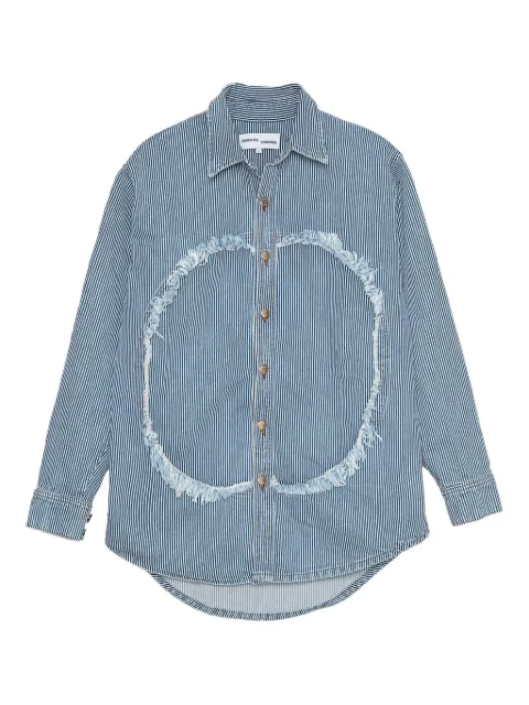 Edward Cuming Circle shirt jacket Blue SS25V06B