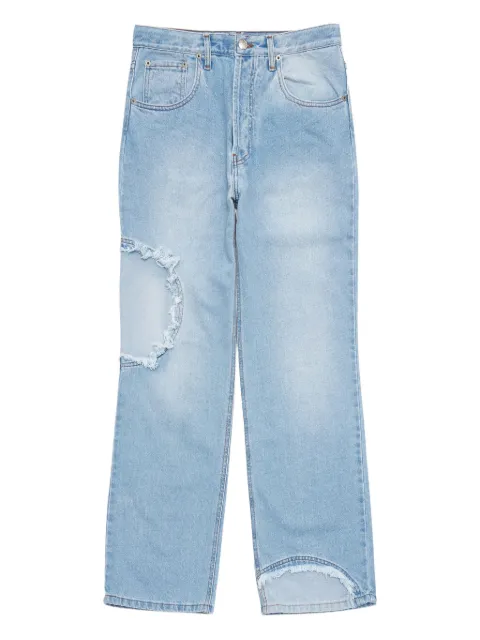 Edward Cuming Window straight-leg jeans Blue SS25V01B