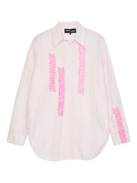 Edward Cuming cotton shirt Pink SS24S27