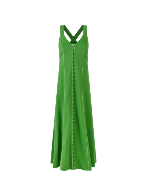 Rosie Assoulin Row, Row, Row Your Buttons maxi dress Green R262D05WC275320