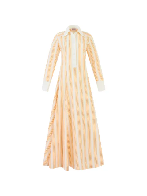 Rosie Assoulin Groovy shirt dress White C262D43WC267811