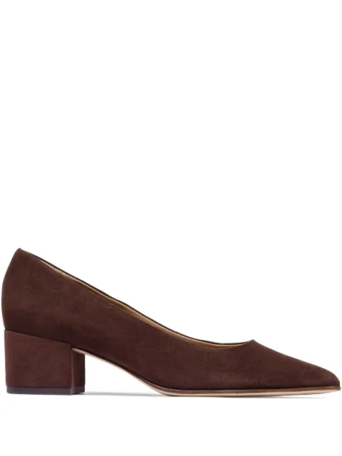 Bernardo Millie block-heel pumps Brown MILLIE