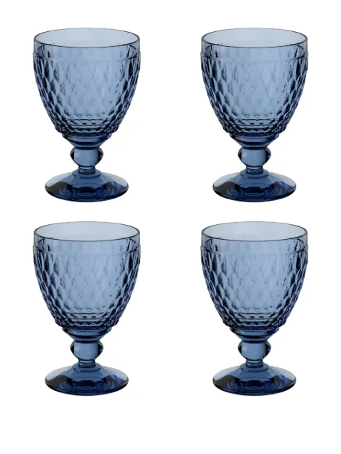 Villeroy & Boch Calici Acqua stemmed glasses (set of four) Blue 1173090131