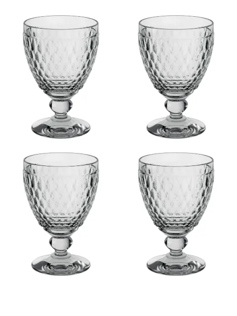 Villeroy & Boch Acqua Boston stemmed glasses (set of four) Grey 1172990130X4