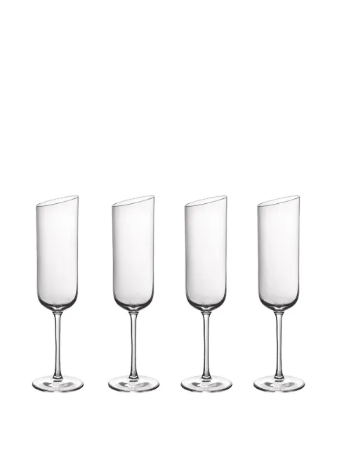 Villeroy & Boch NewMoon champagne flutes (set of four) White 1136538130