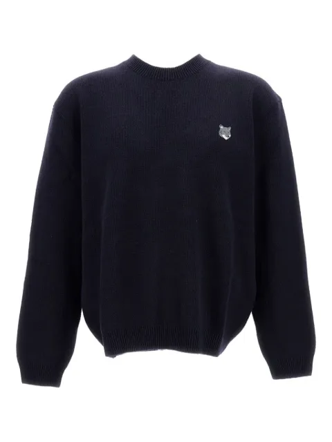 Maison Kitsuné crew-neck sweater Blue PM00817KT11800413