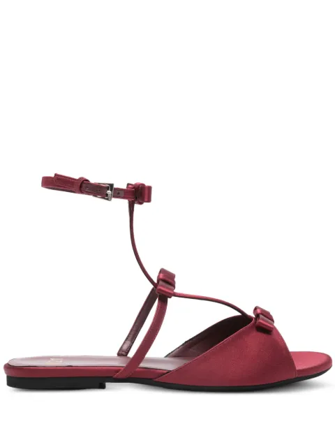 Nº21 bow-detail ankle-strap sandals Pink 25ECSXNV191