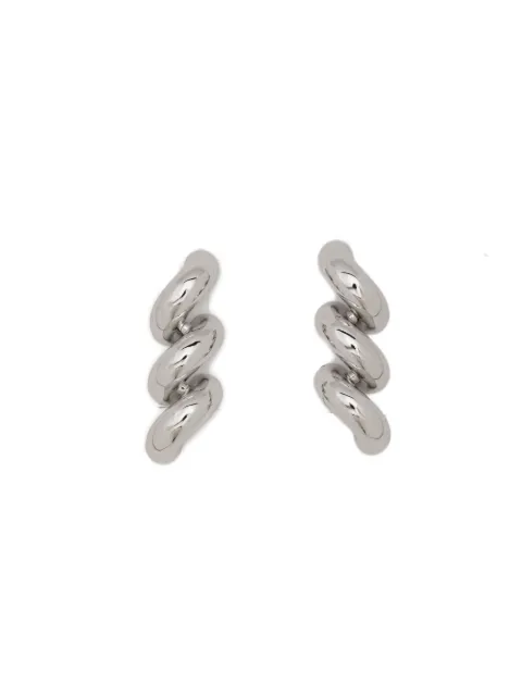 Eddie Borgo rope drop earrings Silver ER8999