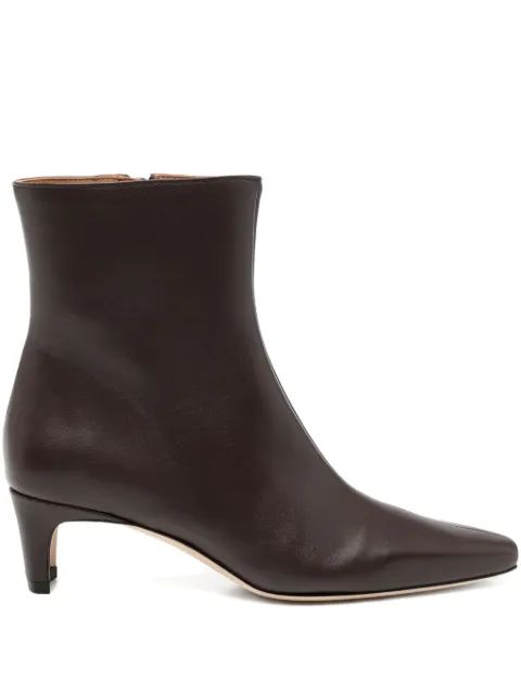 STAUD 50mm Wally ankle boots Brown F24F1014LN