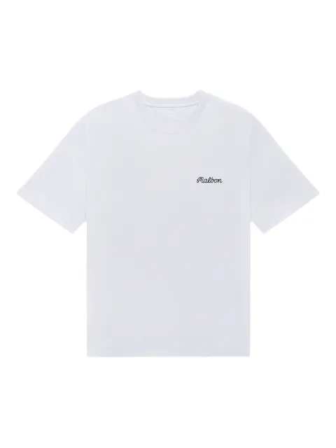 Malbon Golf Bermuda Baldwin cotton T-shirt White M9399WHITE