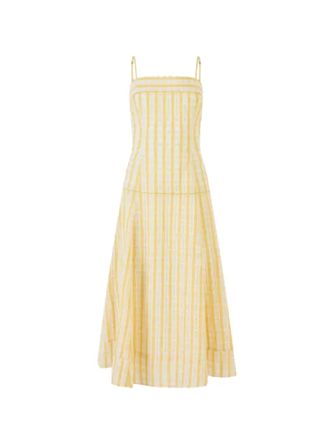 Rosie Assoulin Drop Me a Note dress Yellow C262D48WP137700