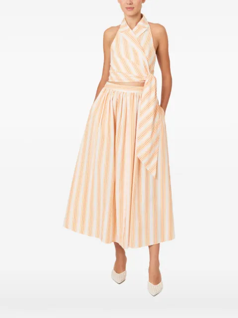 Rosie Assoulin striped halter top Neutrals C262T12WC267811