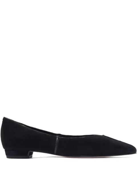 Bernardo pointed-toe suede pumps Black LANA