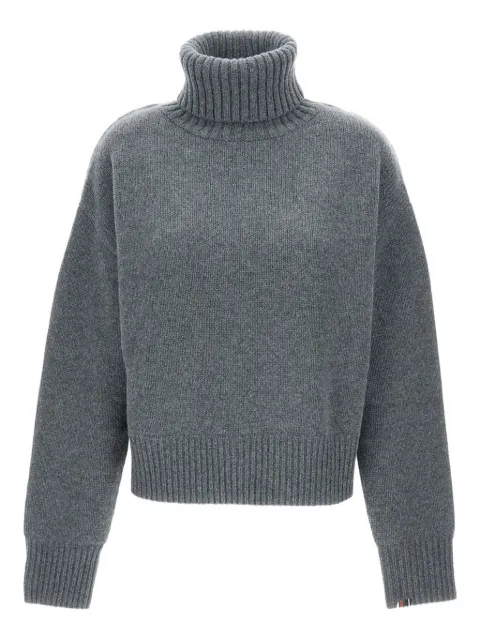 extreme cashmere roll-neck cashmere sweater Grey 434