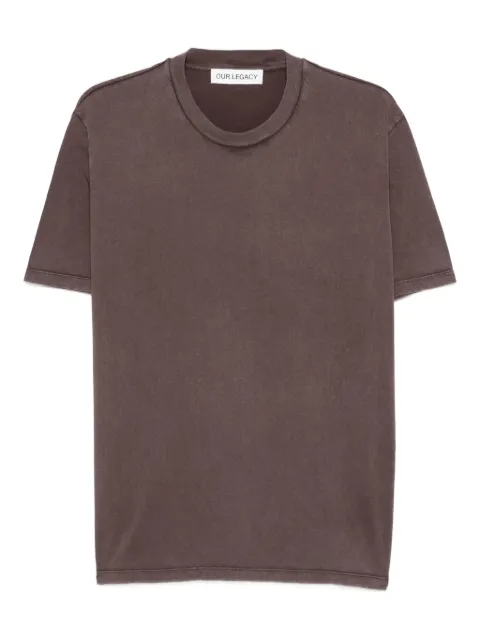 OUR LEGACY crew-neck T-shirt Brown M2266BWB