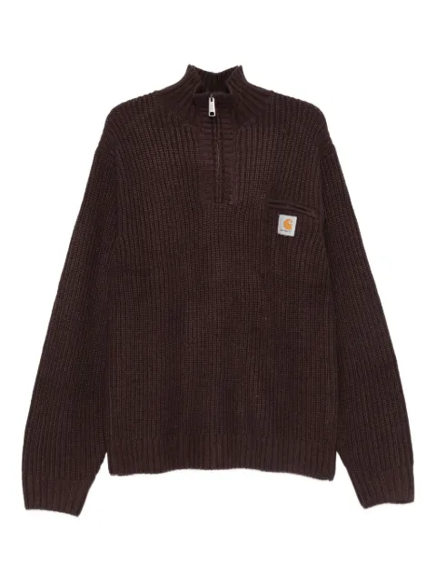 Carhartt WIP ribbed-knit jumper Brown I035398