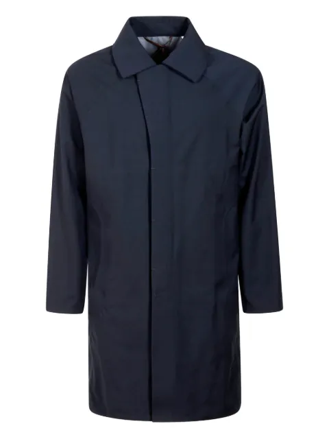 ON THE BUND long-sleeves trench coat Blue MILANO