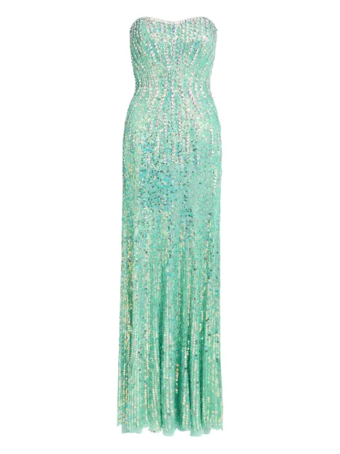 Jenny Packham Saria mxi dress Green JPEX364