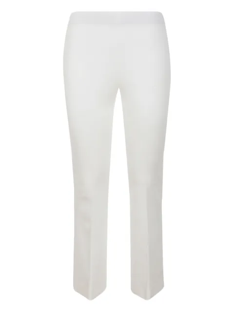 Liviana Conti straight-leg cropped trousers White CNTI84