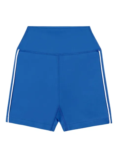 Sporty & Rich stripe-detail shorts Blue SH046622324BL