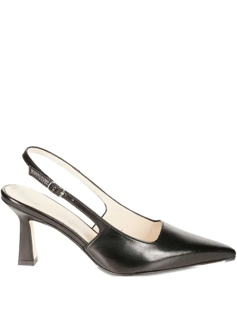 Anna F. slingback pointed-toe pumps Black 1858