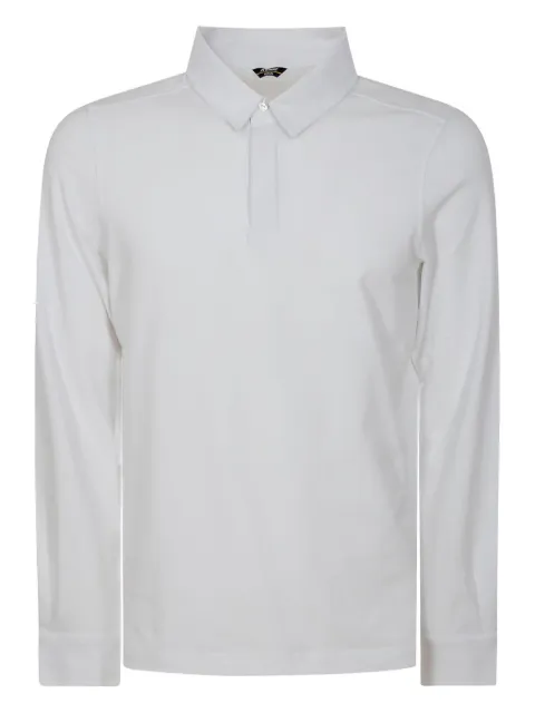 K-Way Tibere long-sleeve polo shirt White K5135JW