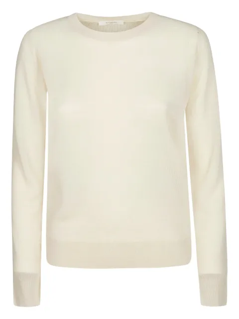 Zanone ribbed round-neck sweater Neutrals 850104ZA455