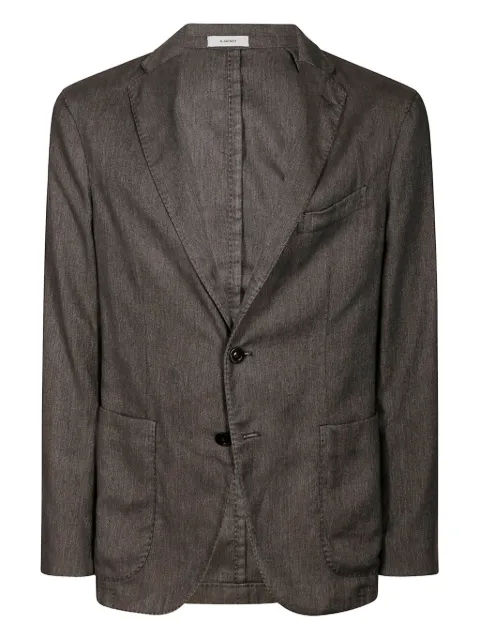 Boglioli buttoned jacket Brown SB4407N2902Q