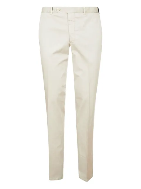 Rota button-fly cotton trousers Neutrals 19455002C