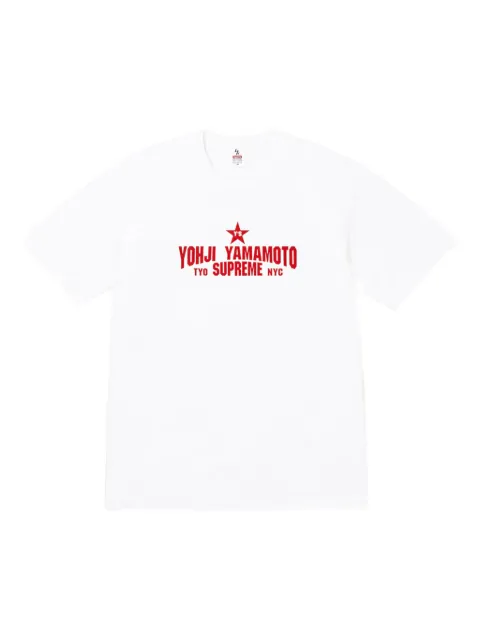 Supreme x Yohji Yamamoto short-sleeve T-shirt White SU25916