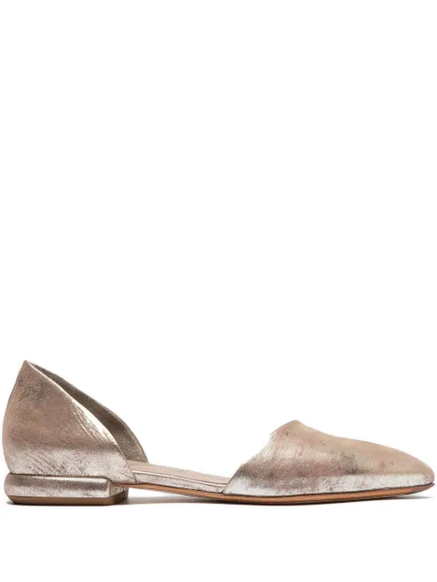 Officine Creative Sue pointed-toe flat Metallic OCDSUE0002CAMAXD827