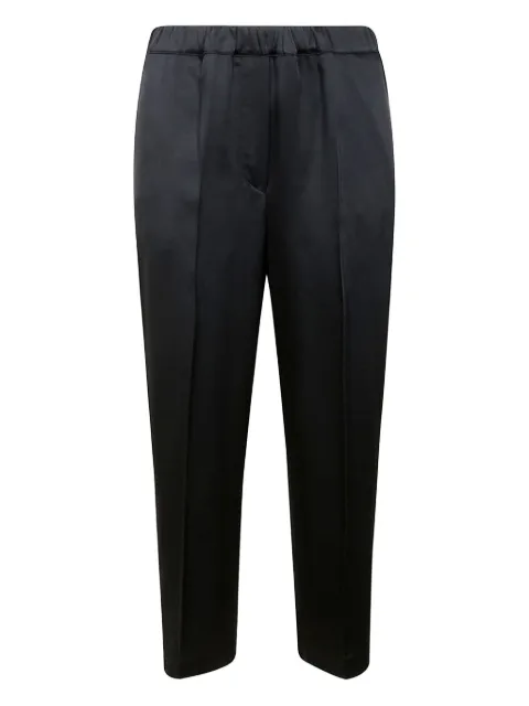 Liviana Conti cropped trousers Black F5SS78