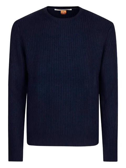Alpha Industries ribbed wool sweater Blue HMA003F090005