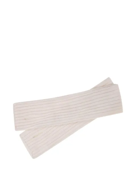 Zanone ribbed wool gloves Neutrals 86M000ZN642