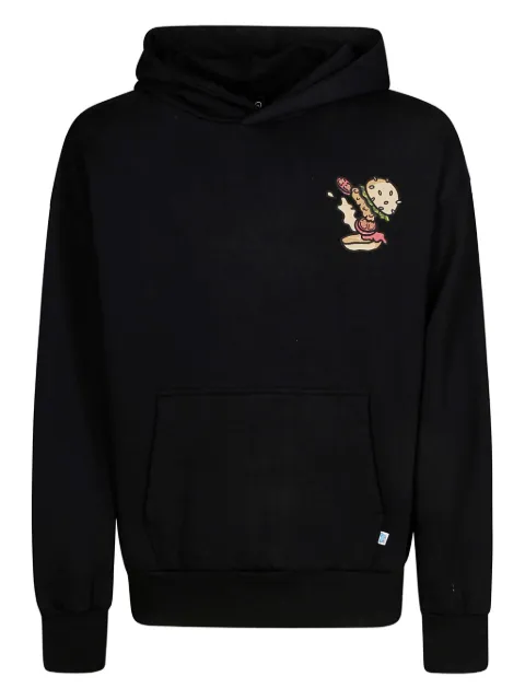 INBETWEENERS bear-print pocket hoodie Black F4TWUAHS019