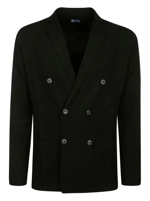 Filippo De Laurentiis double-breasted wool blazer Black RJMLDPTWM14M