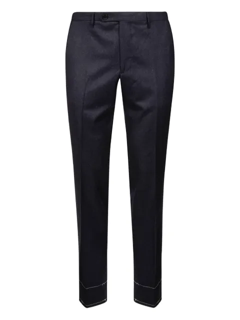 Rota contrast-stitched wool pants Blue 0363P5002C