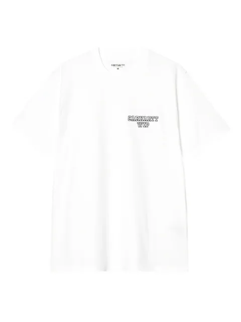 Carhartt WIP logo-embroidered T-shirt White I035207