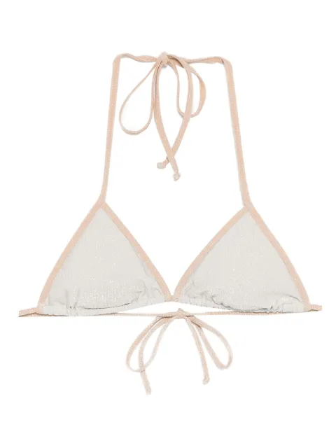 MC2 Saint Barth Leah bikini top Neutrals LEH0003