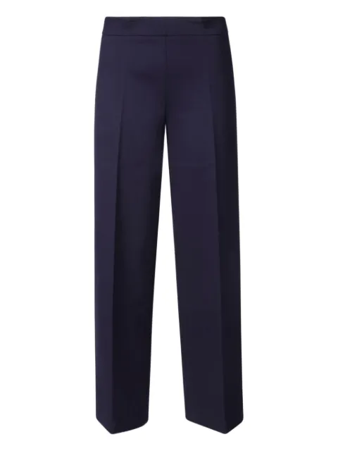 Liviana Conti press-crease trousers Blue L4WI53