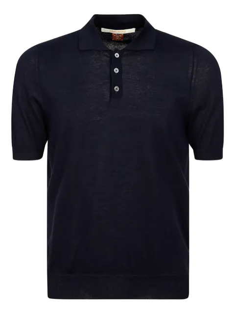 Alpha Industries button-fastening polo shirt Blue HMA002S070005