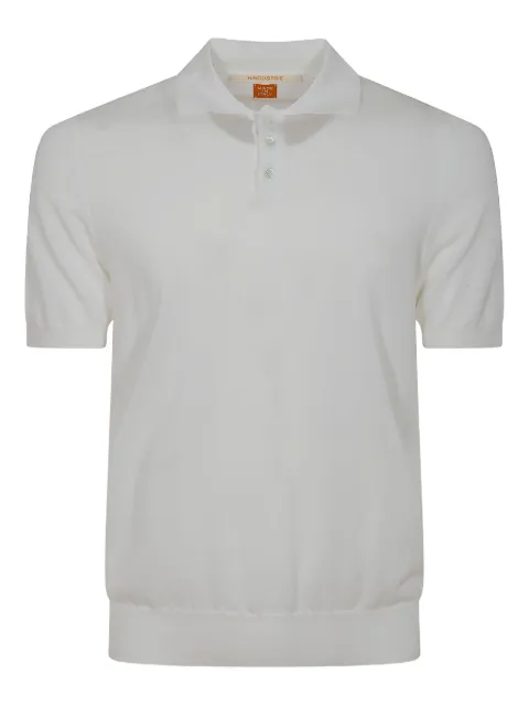 Alpha Industries short-sleeve buttoned polo shirt White HMA002S070011