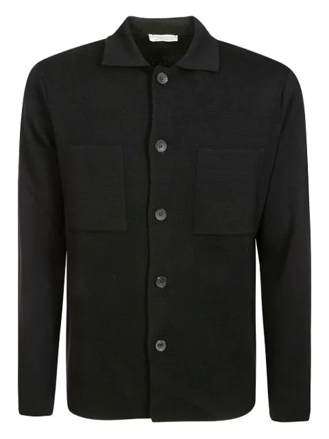 Filippo De Laurentiis cutaway-collar shirt Black FJMLTWM14M