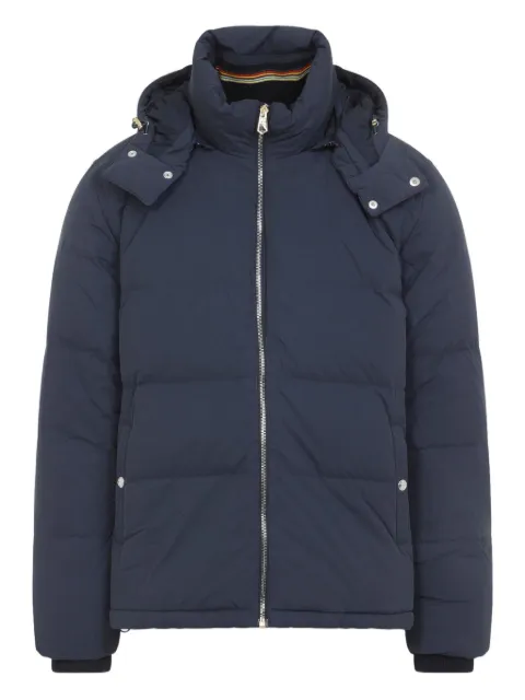 Paul Smith hooded quilted jacket Blue M1R649ZT02806