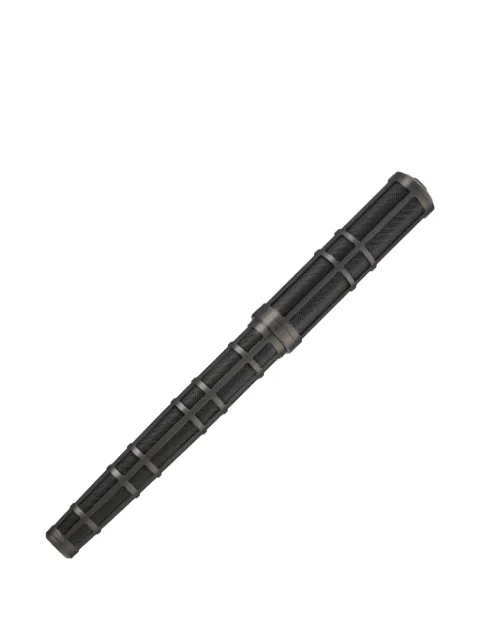 BOSS grid-pattern metal rollerball pen Black HSS5875D