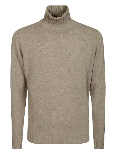 Filippo De Laurentiis ribbed turtleneck sweater Neutrals DV3MLWC7R